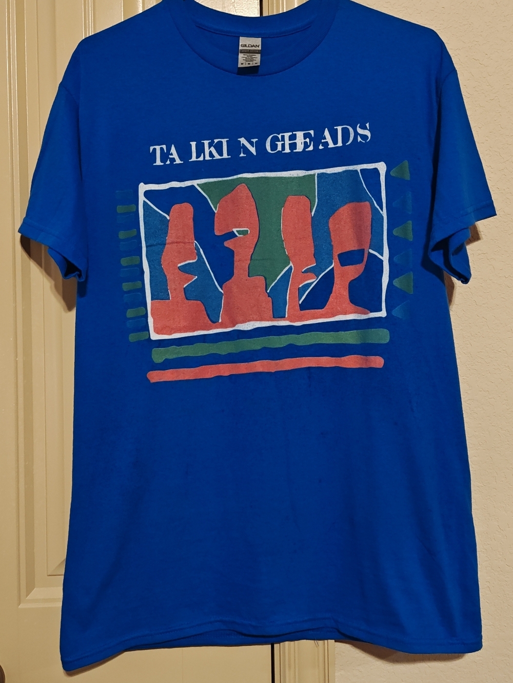 Talking Heads Graphic Tee - Blue Sz M